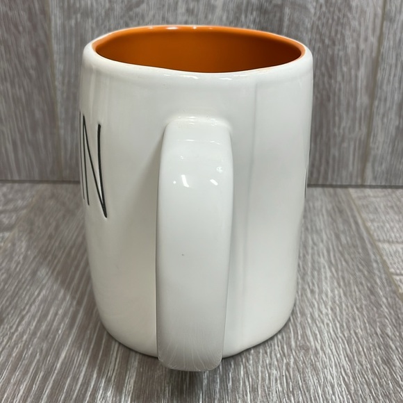 NWT Rae Dunn “PUMPKIN SPICE” Heart Double Sided Ceramic Coffee Tea Mug - Picture 4 of 6